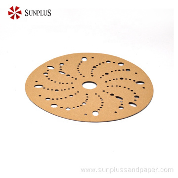 Gold Sandpaper Hook and Loop Abrasive Sanding Disc